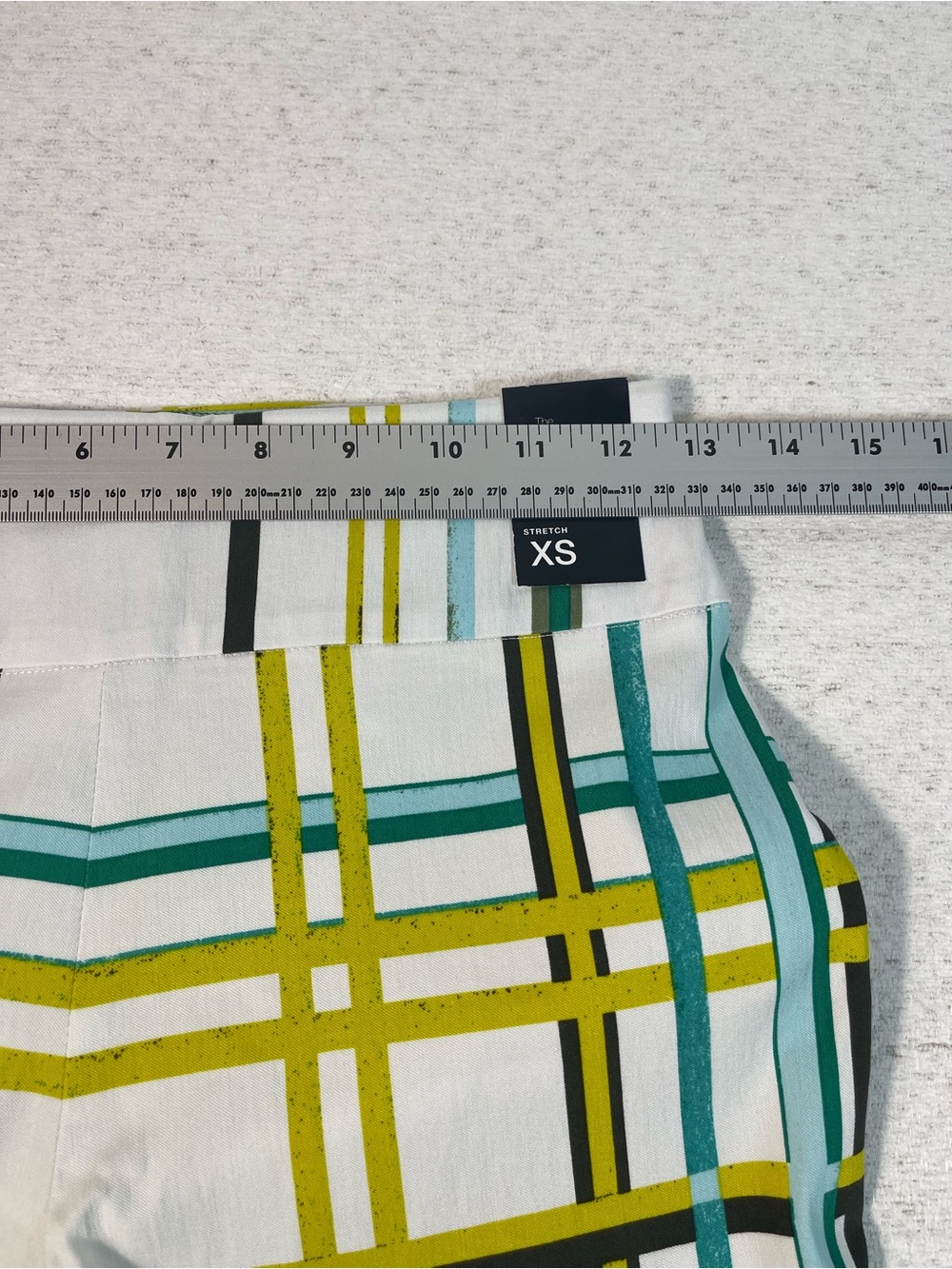 NY&C  The Whitney Pull On Pant High Waist Ankle X-Small multi-color, SKU#0394 - Picture 5 of 7